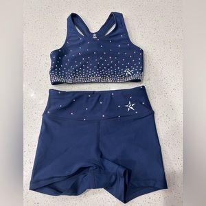 YXS rebel athletic cheer set. Like new.